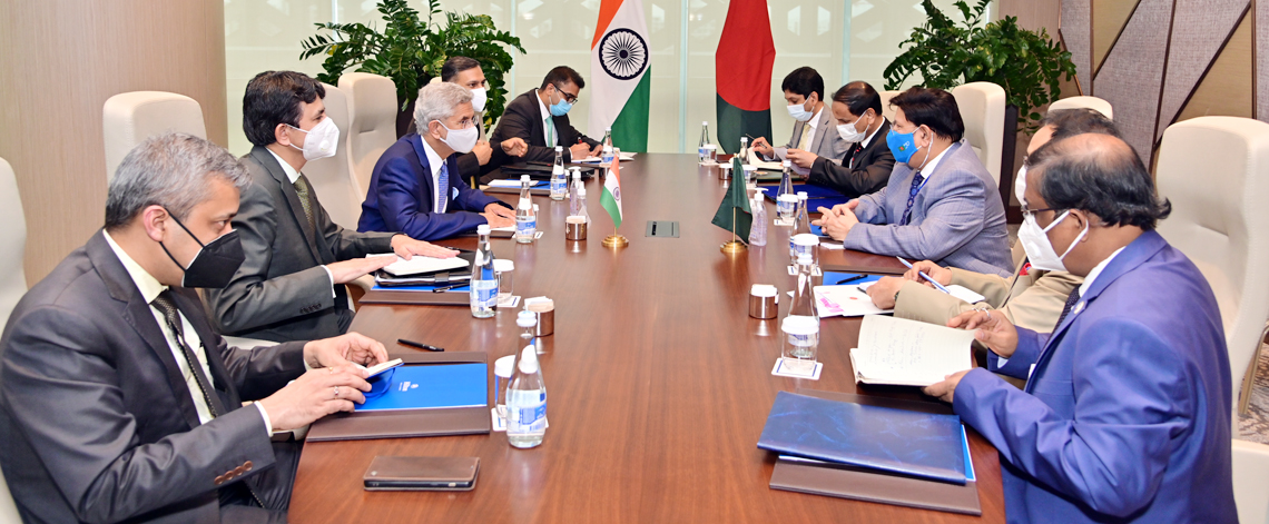 External Affairs Minister of India Dr. S. Jaishankar met Foreign Minister of Bangladesh Dr. AK Abdul Momen in Tashkent