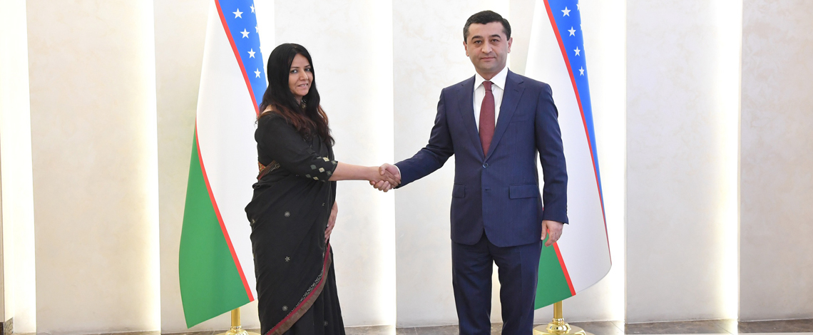 Ambassador Smita Pant called on H.E. Mr. Bakhtiyor Saidov, Minister of Foreign Affairs of Republic of Uzbekistan on 4 June, 2024