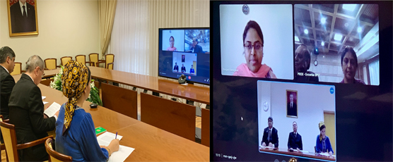 <h2>Video Conference organized between PRIDE, India and ISLD, Turkmenistan as part of iconic week of Amrit Mahotsav celebrations (November 30, 2021)