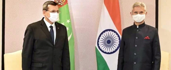 <h2>Foreign Minister of Turkmenistan H. E. Rashid Meredov met External Affairs Minister of India H. E. Dr. S. Jaishankar in New Delhi (December 19, 2021)