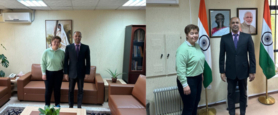 <h2>Ambassador met Ms. Shirin Kubayeva, Wrestling coach of Turkmen national female team (April 11, 2023)