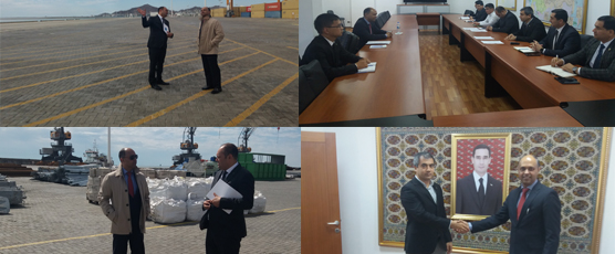 <h2>Ambassador met Mr. Annadurdy Kosayev, Chairman, Turkmen Maritime & River Transport Agency (September 19, 2023)