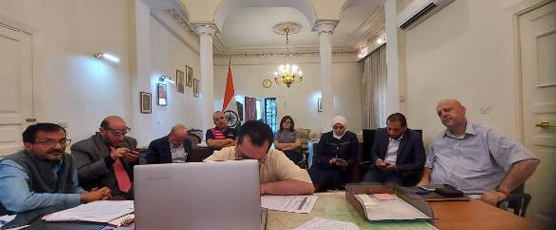 Virtual meeting on 13th June, 2022 between tea importers from Syria and exporters from Indian side