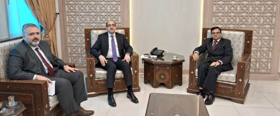 Ambassador Dr. Irshad Ahmad called on Vice Minister of Foreign Affairs & Expatriates, Government of Syrian Arab Republic, HE Mr. Bassam Sabbagh