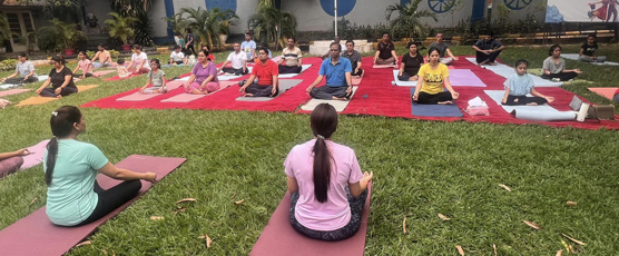 Yoga classes organized as part of IDY-2024 celebration at Embassy premises (12 May, 2024)
