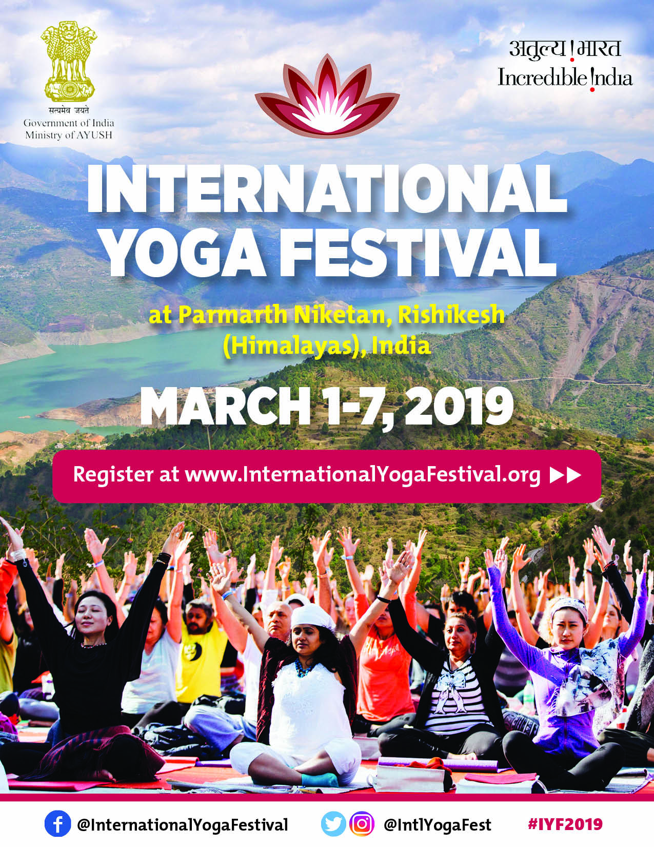 The International Yoga Festival at Parmarth Niketan .. : The International  Yoga Festival at Parmarth Niketan Ashram, Rishikesh 1 - 7 March, 2019